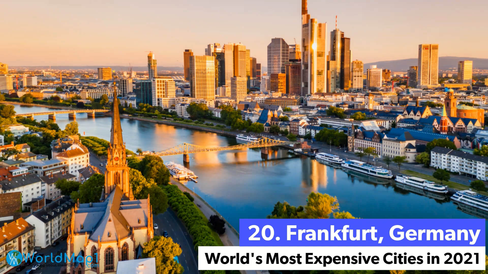 Dünya'nın En Pahalı Şehirleri - Frankfurt, Almanya