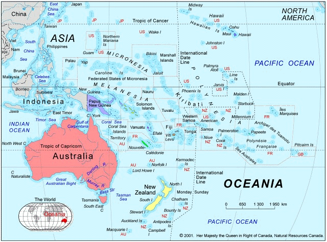 okyanusya haritasi