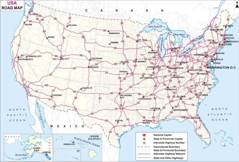 ABD Güzergah Haritası