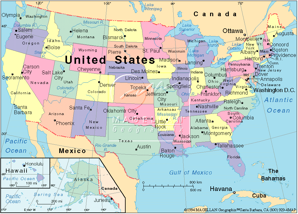 ABD Politik Haritası