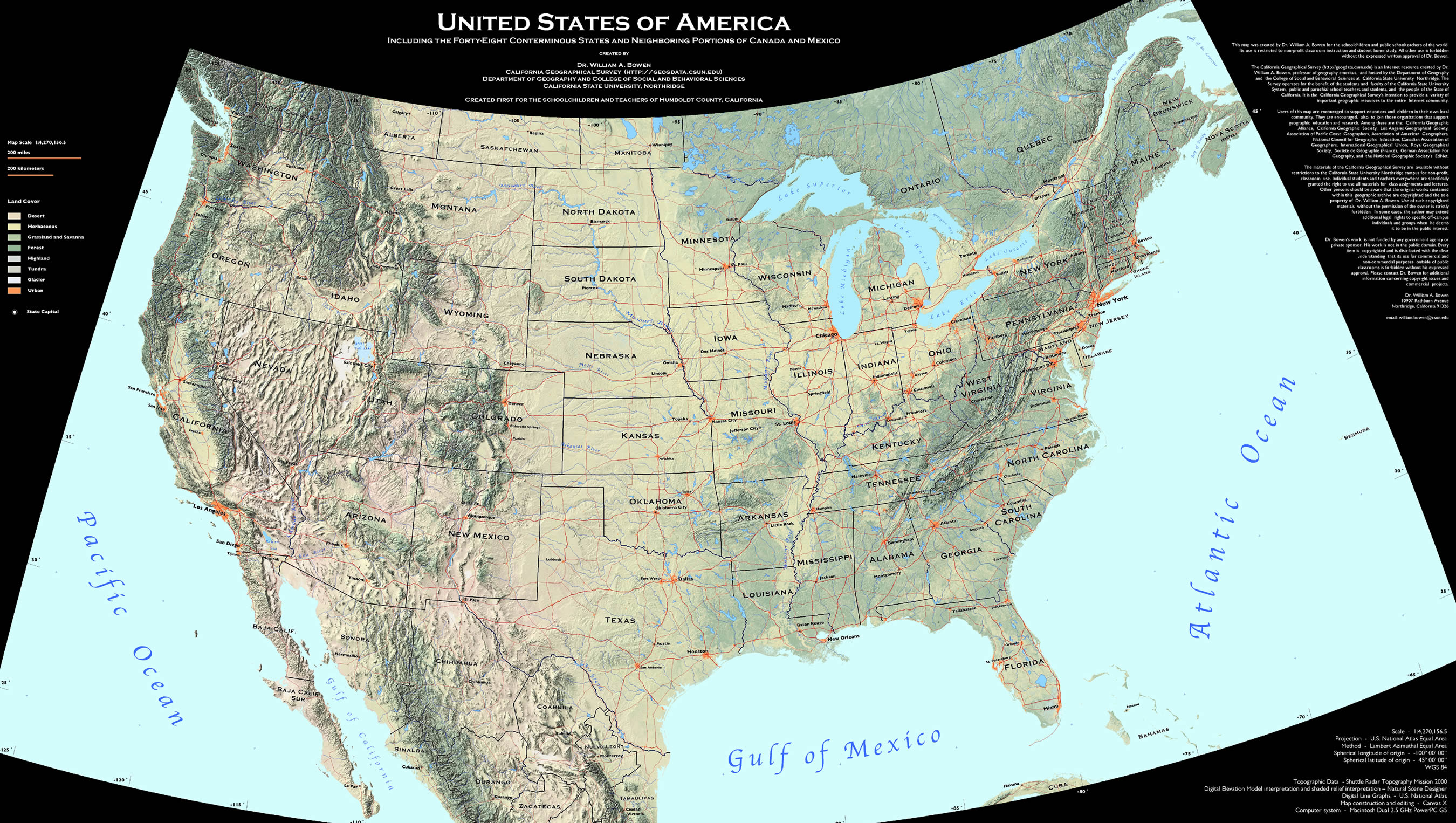 ABD Haritası Almanca