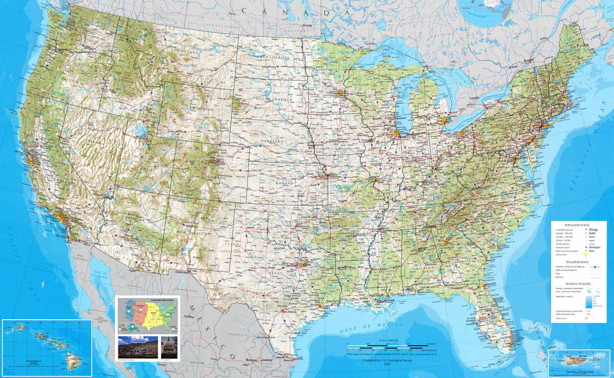ABD Haritası Duvar Kağıdı