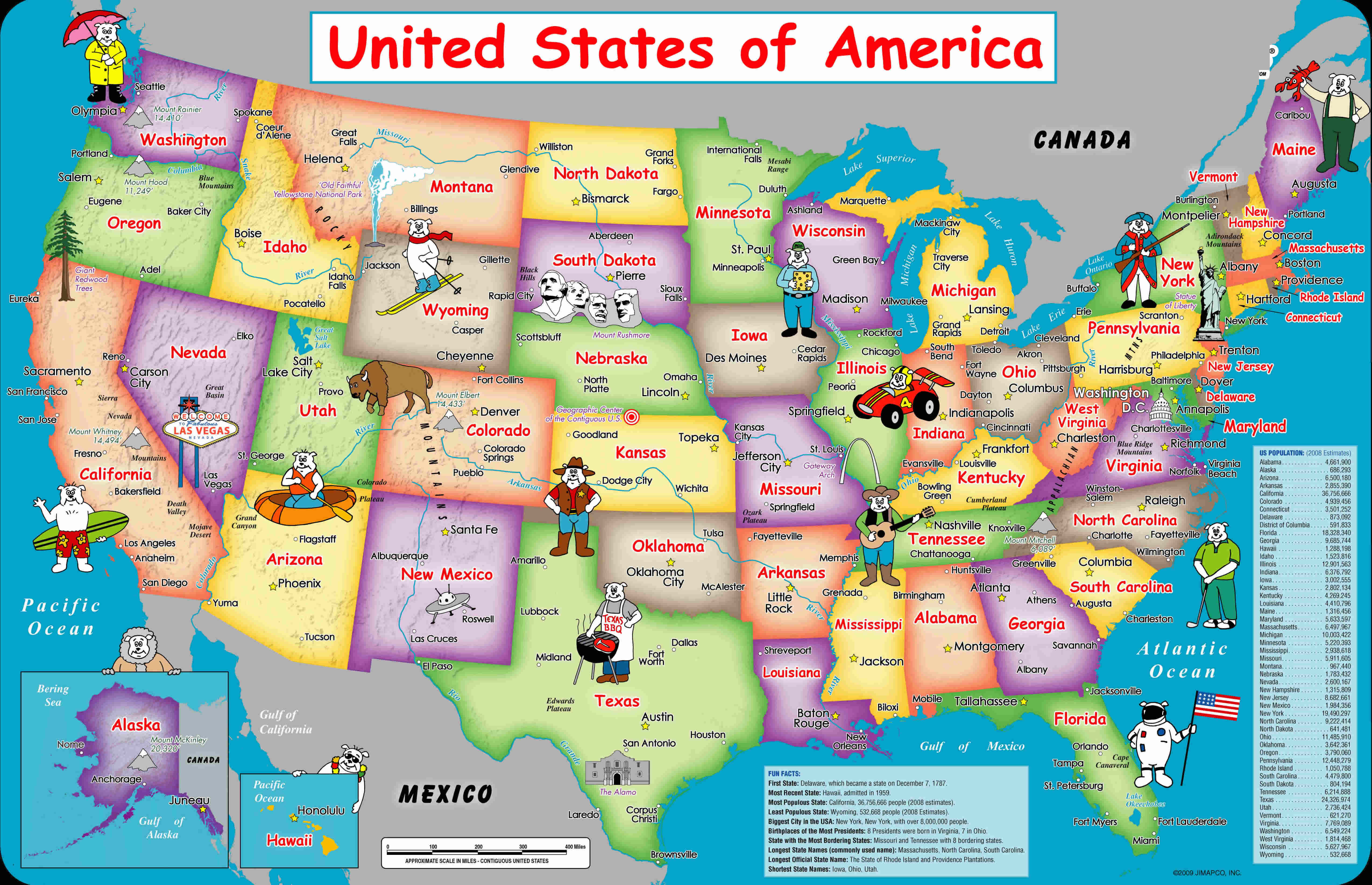 ABD Haritası Duvarkağıdı