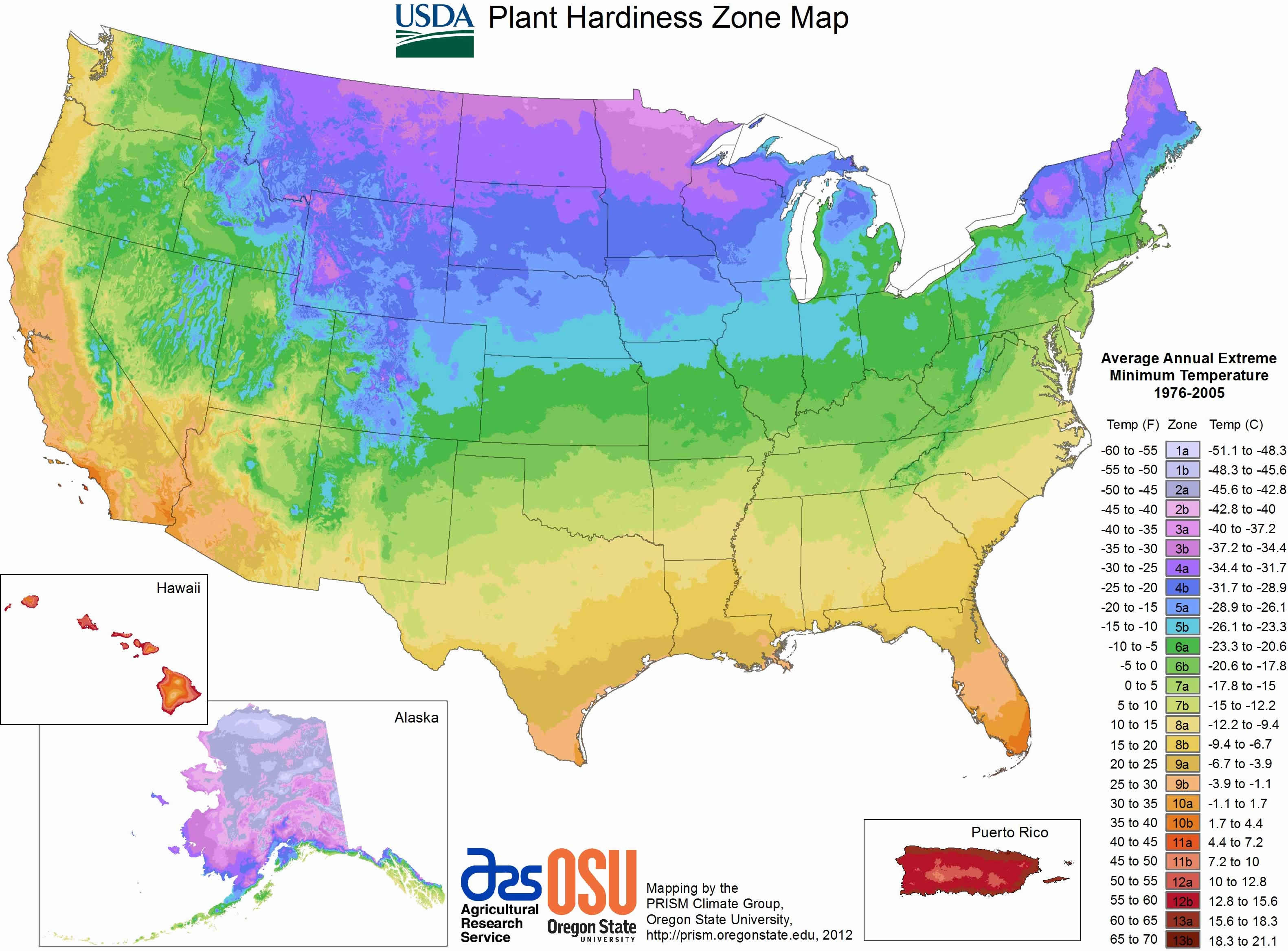 Amerika Birleşik Devletleri Bitki Haritası