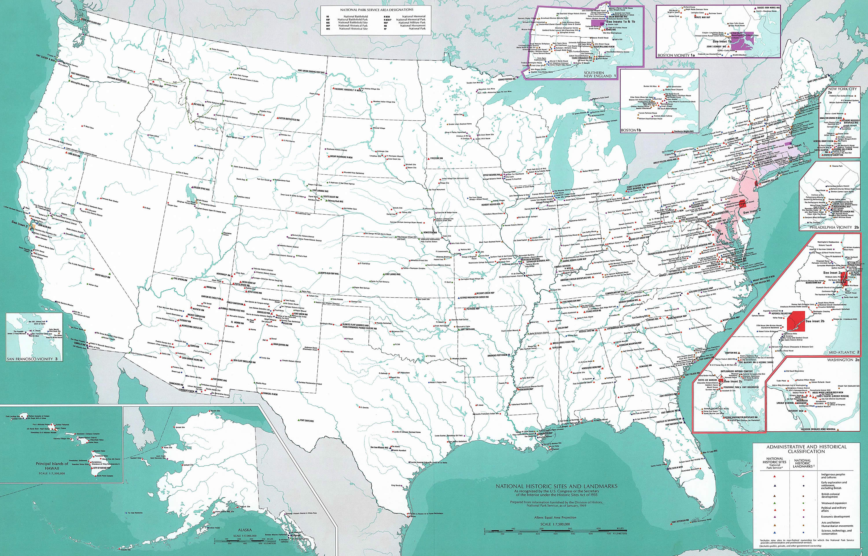 Amerika Birleşik Devletleri Tarihi Sites Haritası