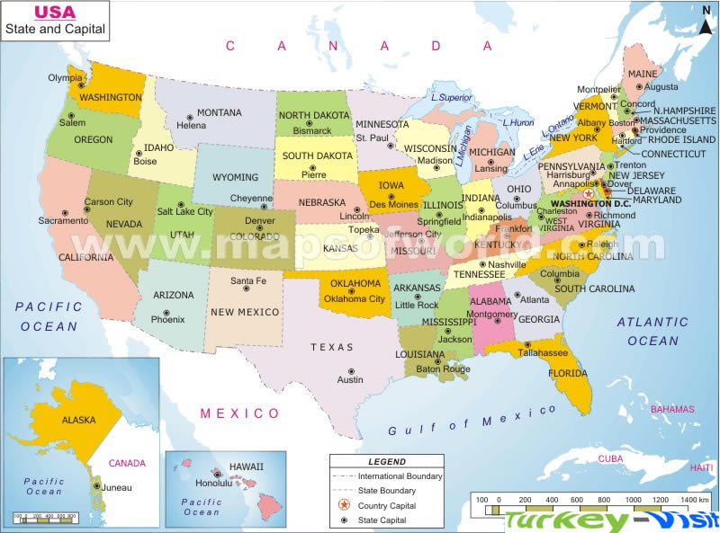 Amerika Haritası