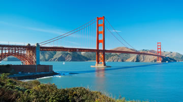 Golden Gate Köprüsü San Francisco Kalifornia ABD