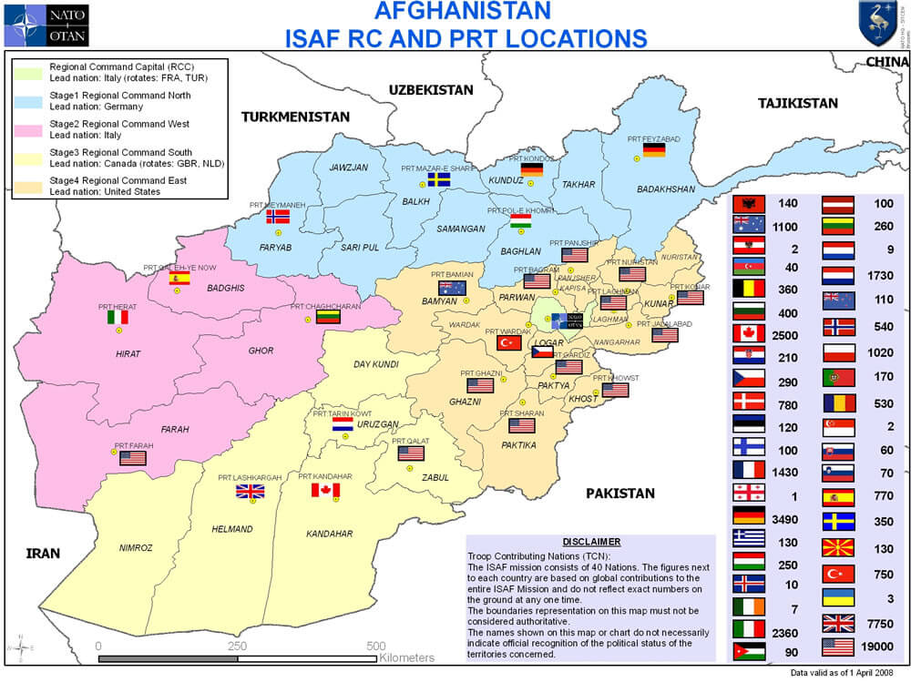 afganistan haritasi ato