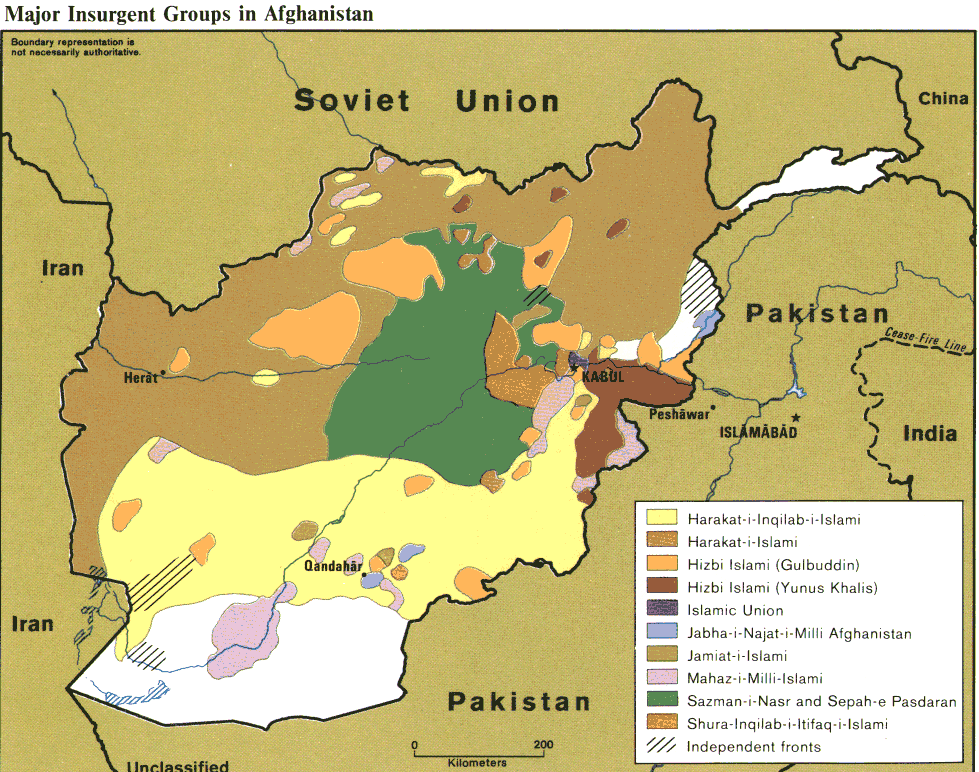 afganistan haritasi onemli gruplar