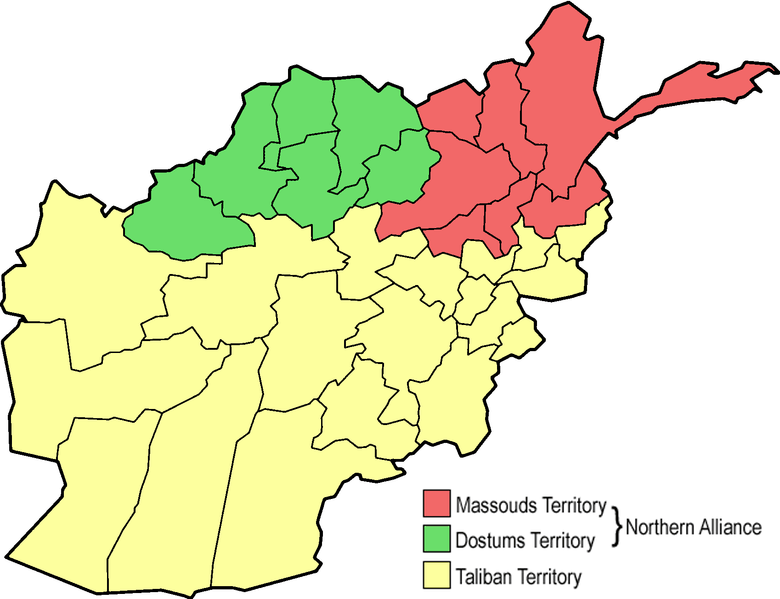 afganistan taliban dostums massouds haritasi