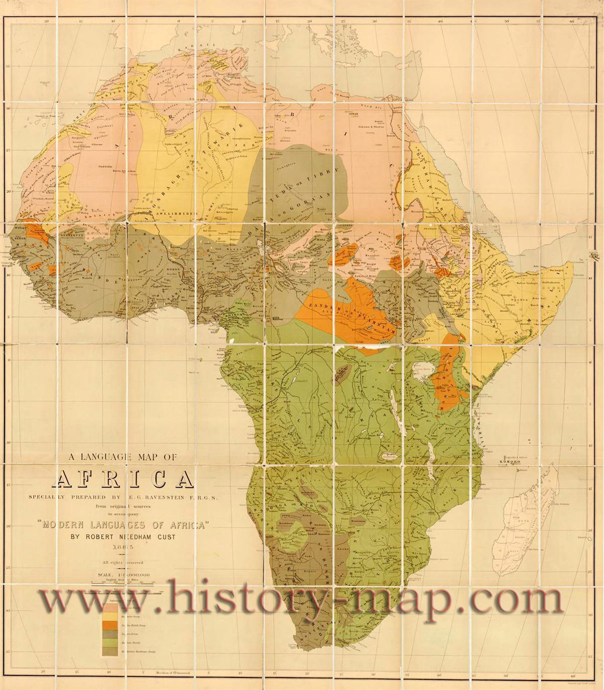 afrika dil haritasi