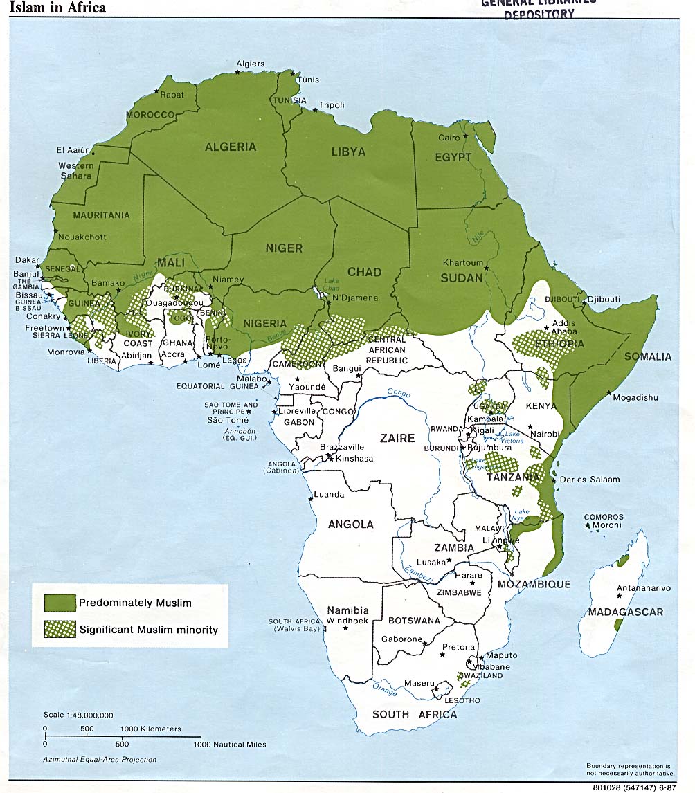 afrika islam haritasi