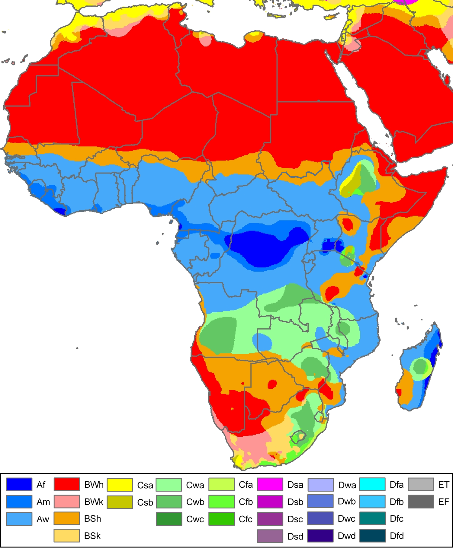 afrika koppen haritasi