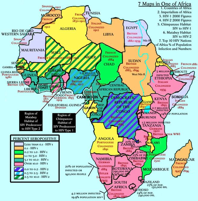 ulkeler haritasi afrika