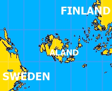 aland adalari haritasi isvec finlandiya