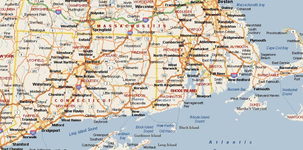 connecticut politik haritasi