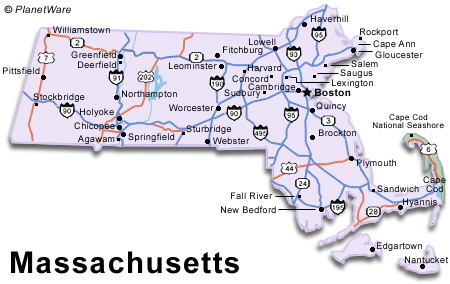 massachusetts haritasi