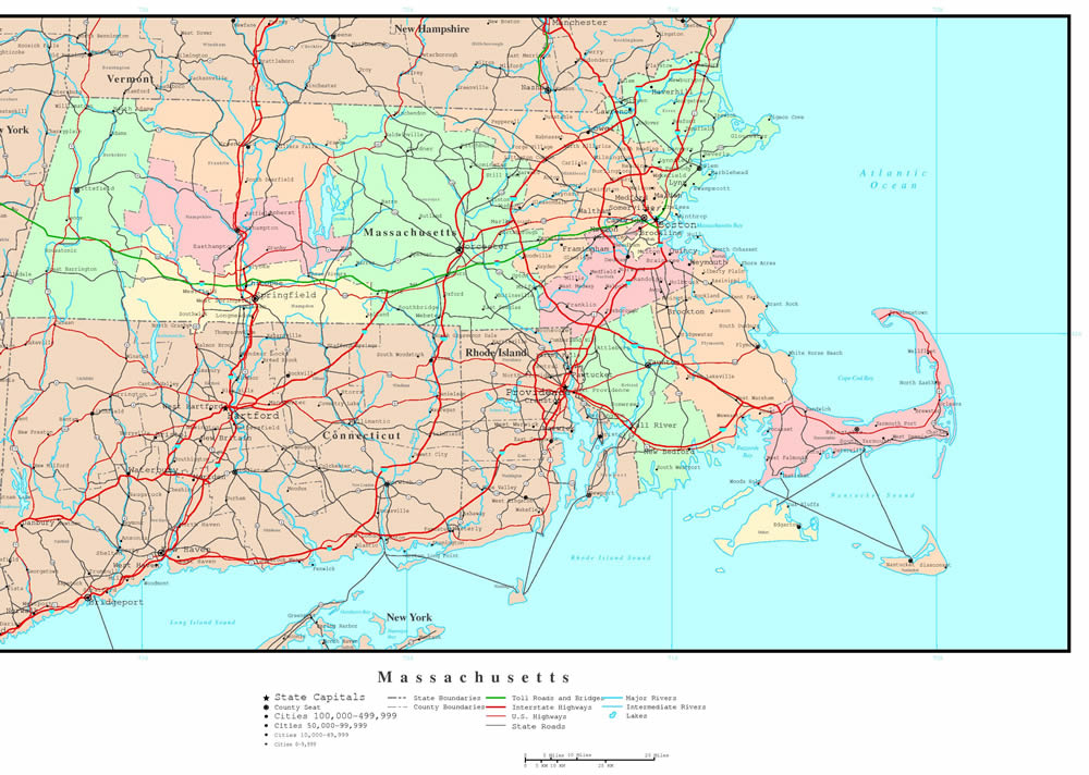 massachusetts politik haritasi