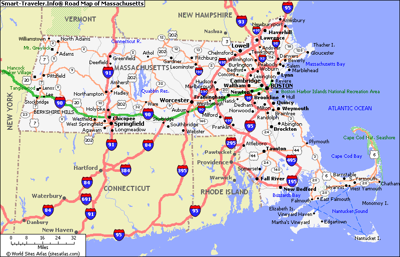 yol haritasi massachusetts