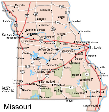 missouri haritasi