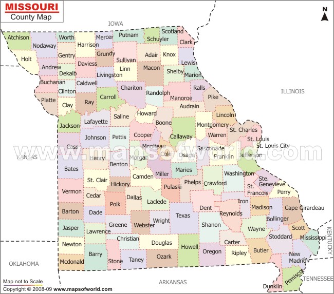 missouri vilayet haritasi