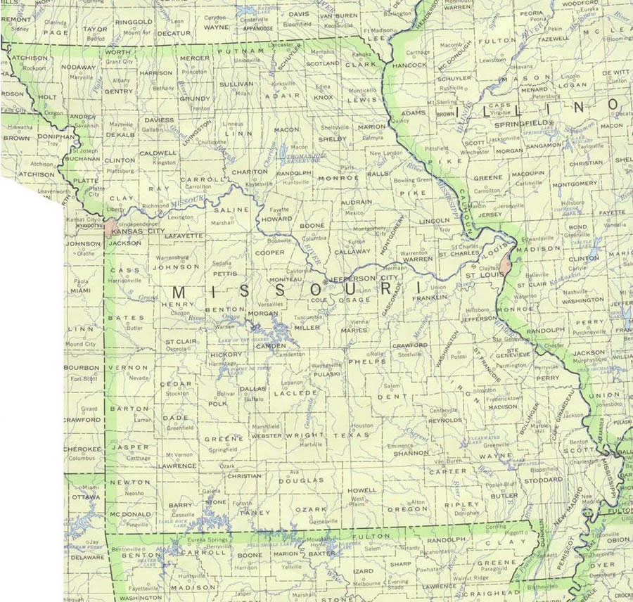 missouri haritalar
