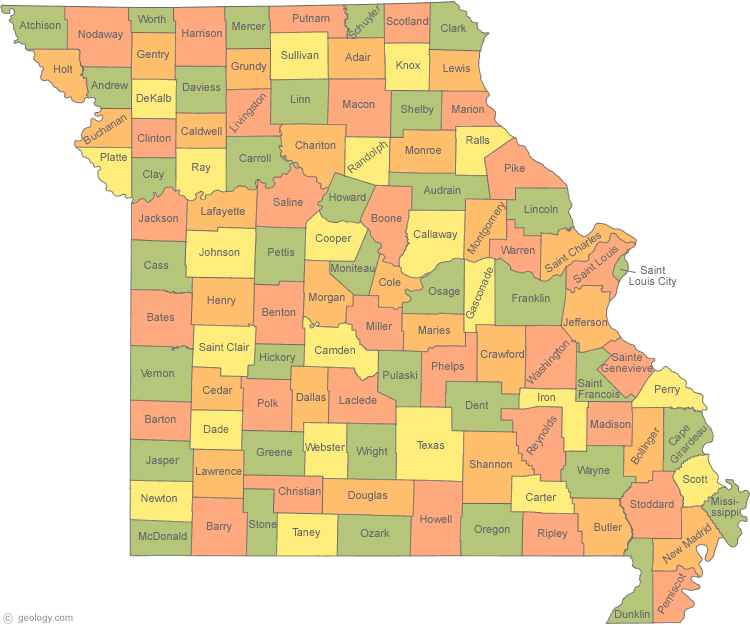missouri vilayet haritasi