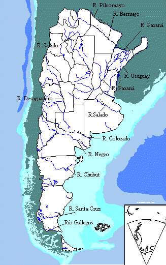 arjantin hidrografik haritasi