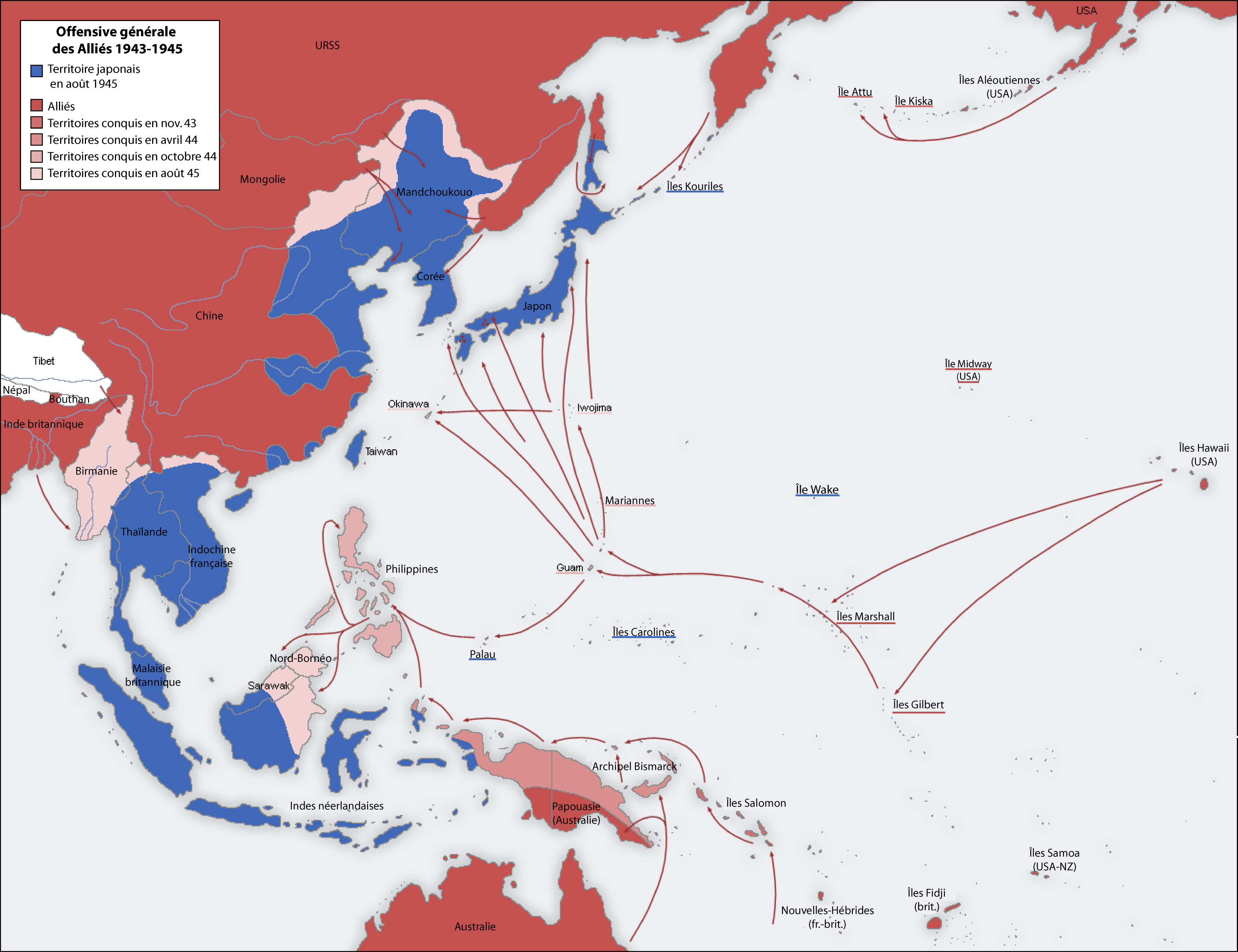 ikinci dunya savasi asya 1943 1945 haritasi