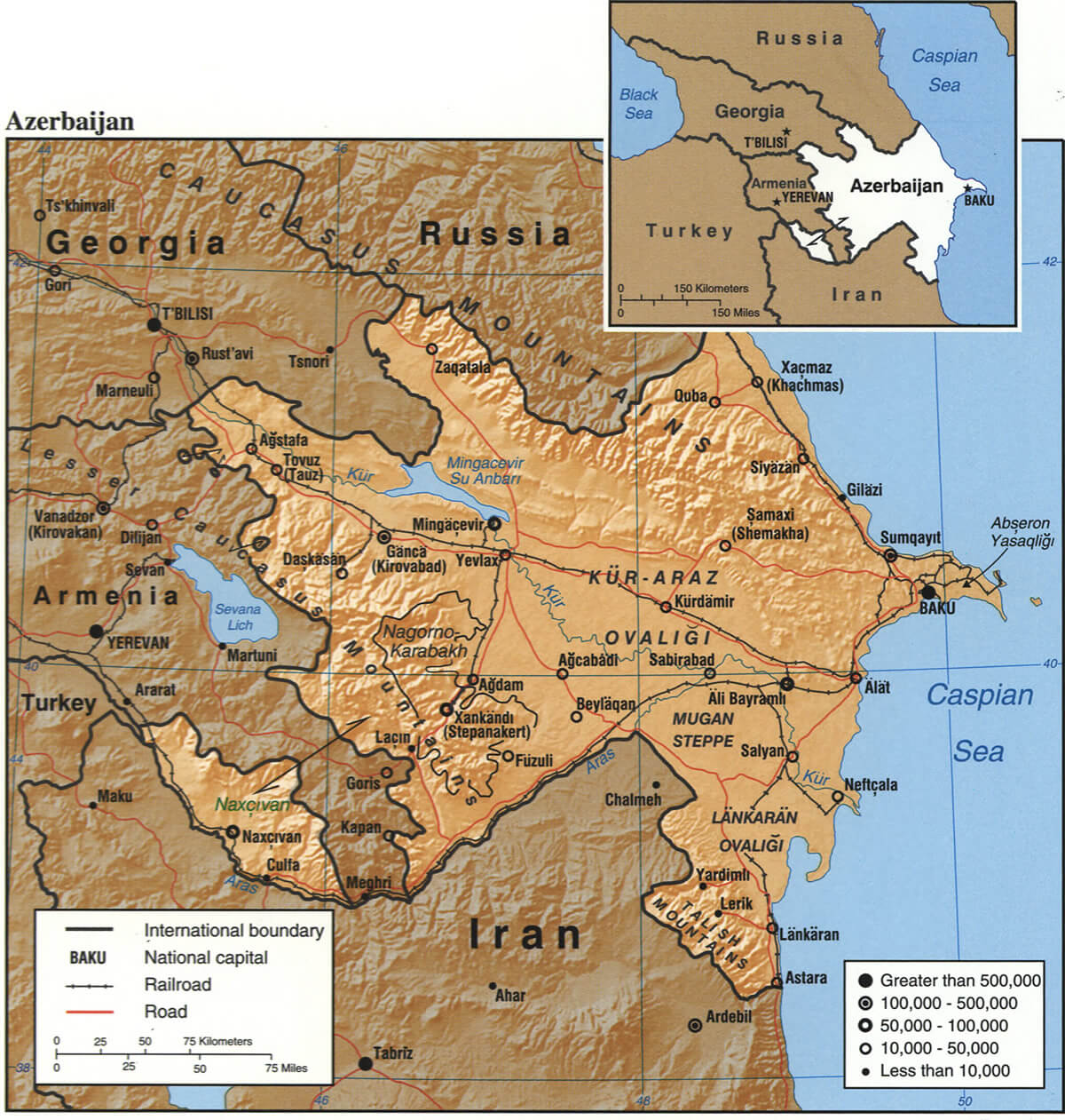 azerbeycan cia haritasi 1995