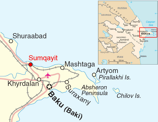 azerbeycan haritasi baku