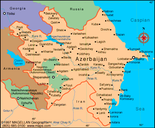 haritasi azerbeycan