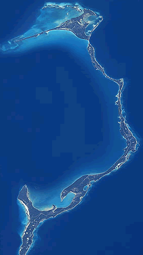 bahamalar haritasi eleuthera kuzey