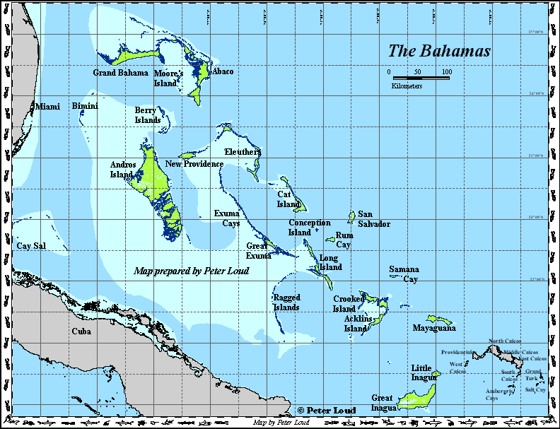 bahamalar adalari haritasi