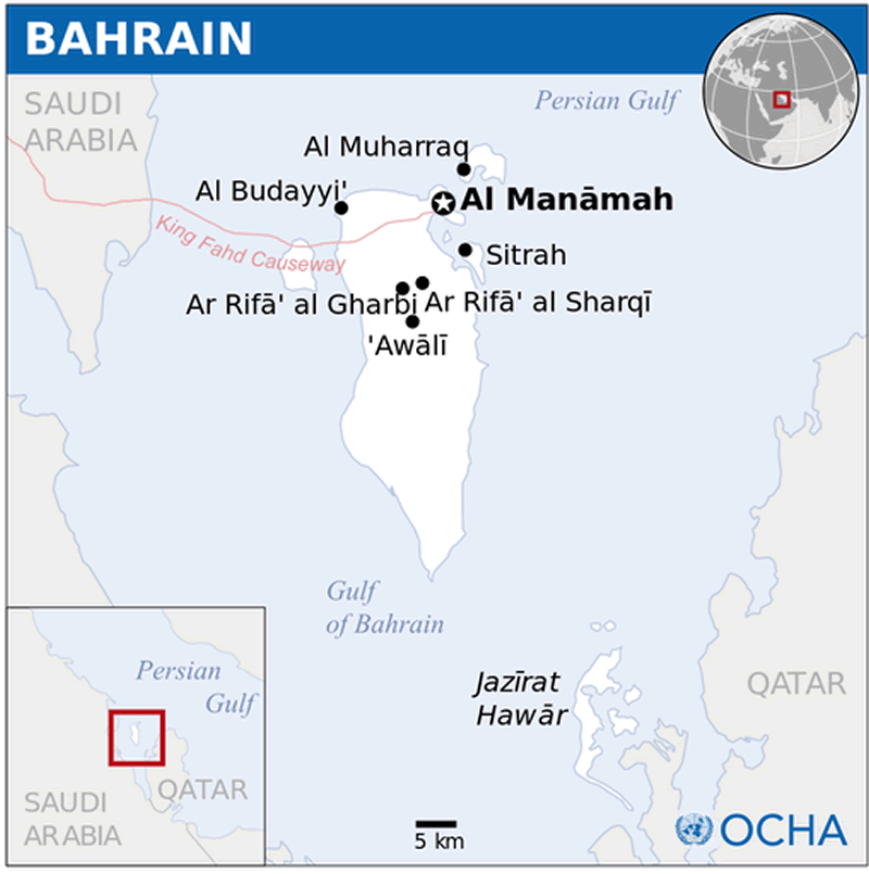 bahreyn yer haritasi
