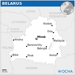 belarus onemli sehirler haritasi