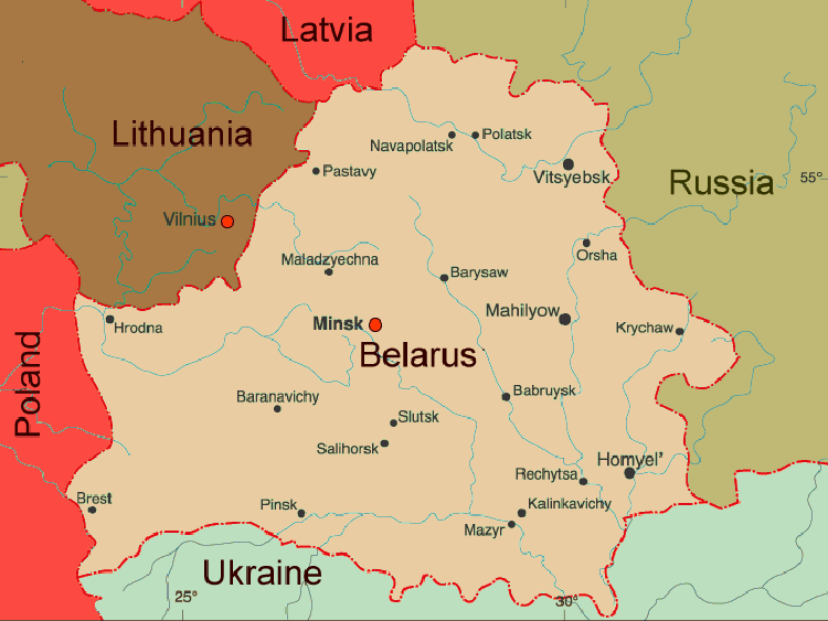 belarus sehirler haritasi