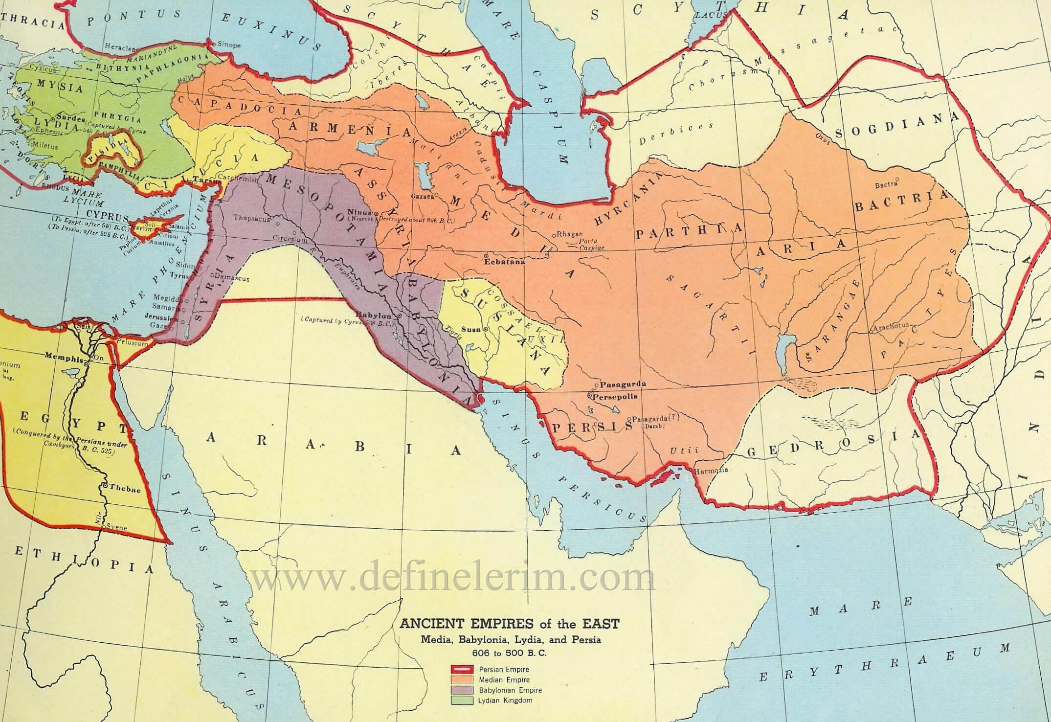 Dünya Antik Çağ Harita