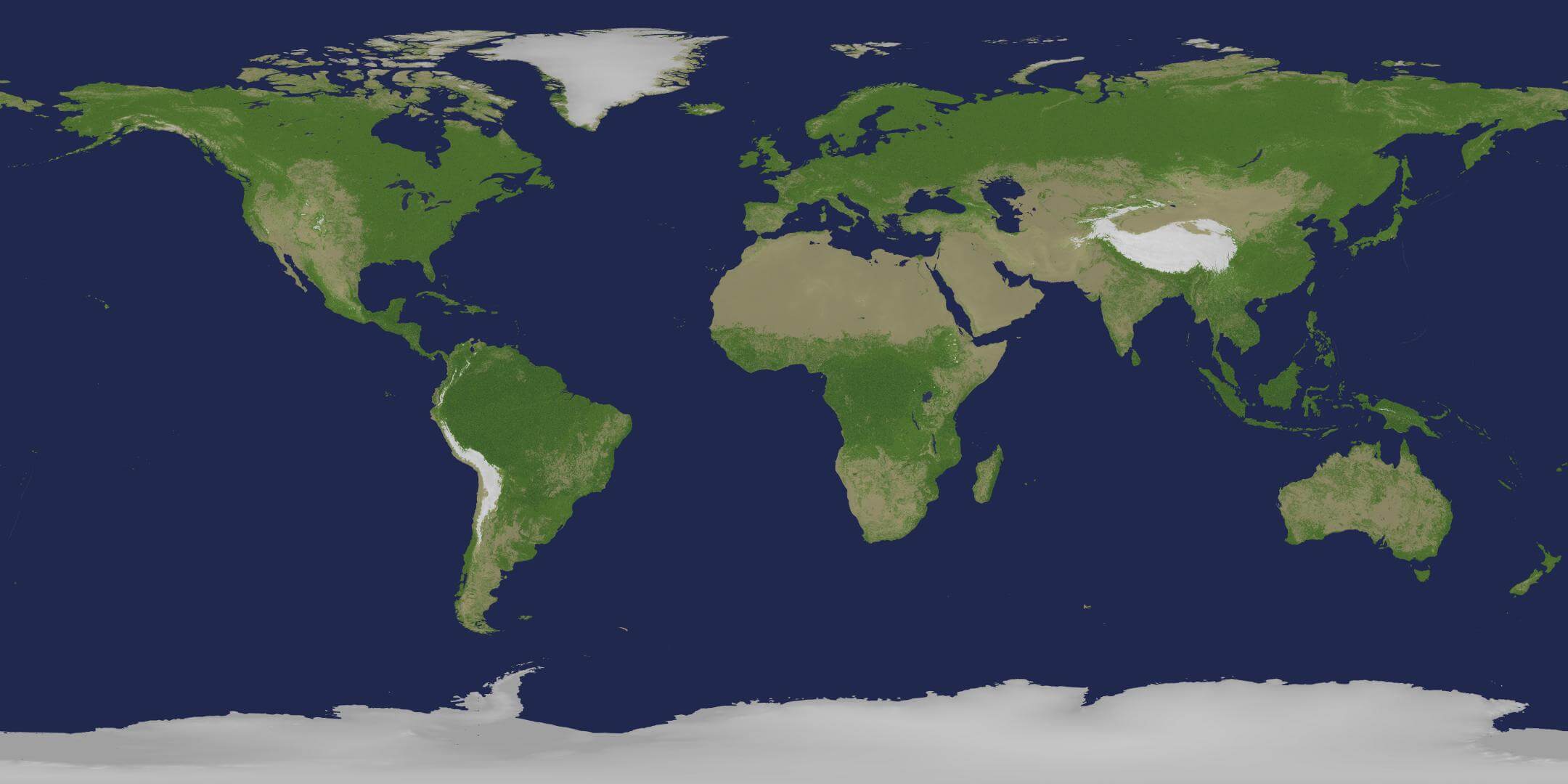 Dünya Uydu Görüntüsü 2014