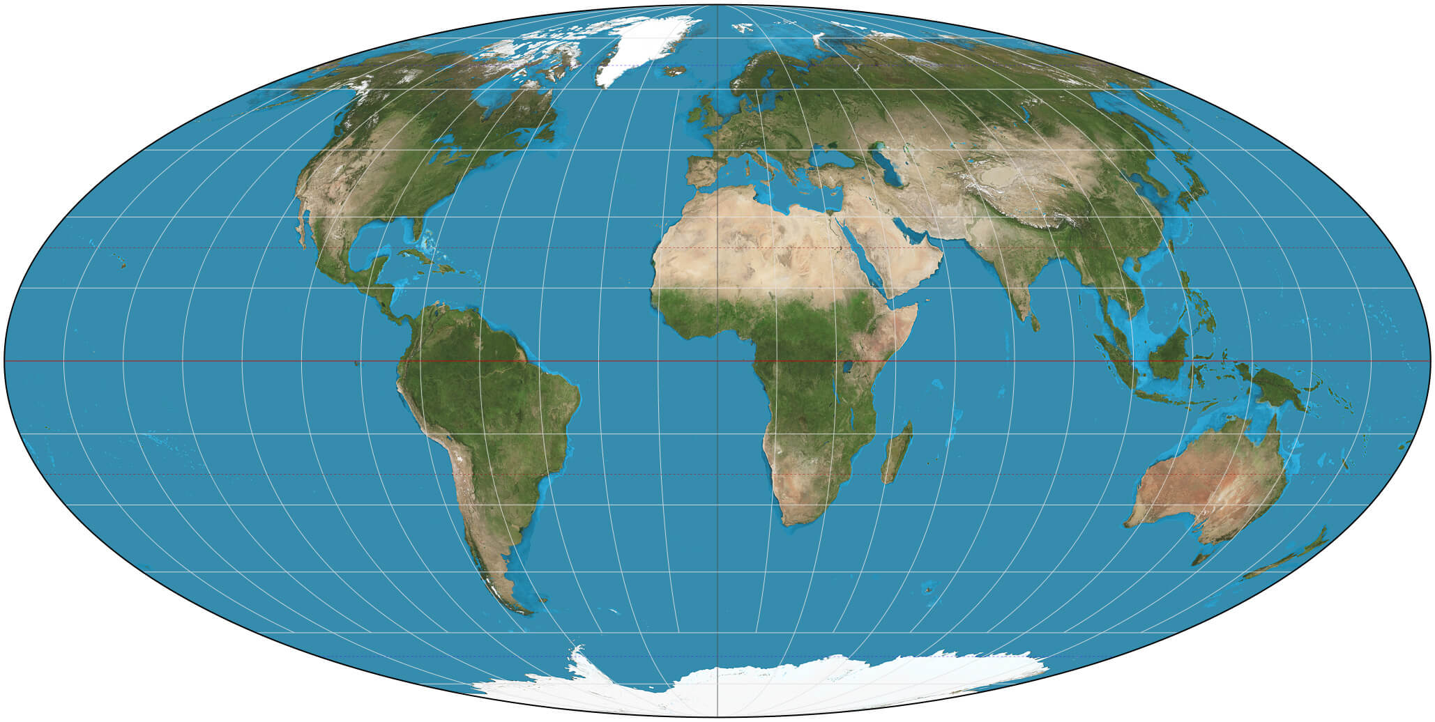 Dünya Yerküre Harita
