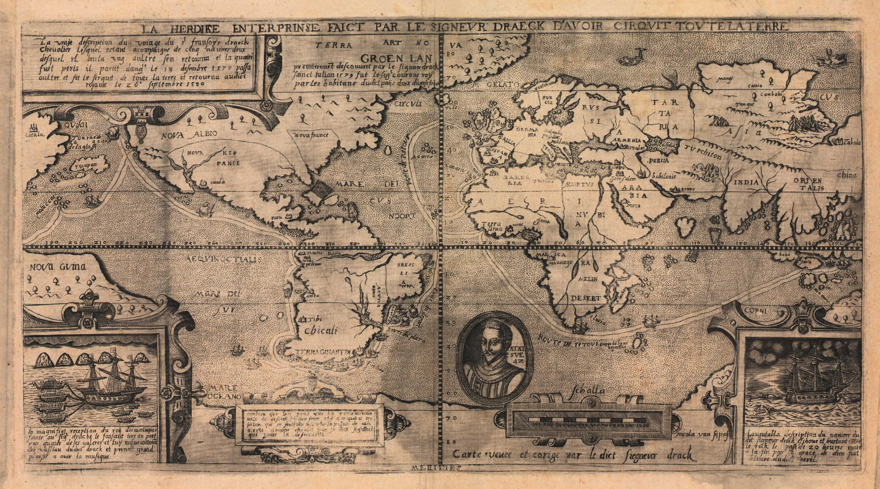 Dünya Tarihi Harita 1581