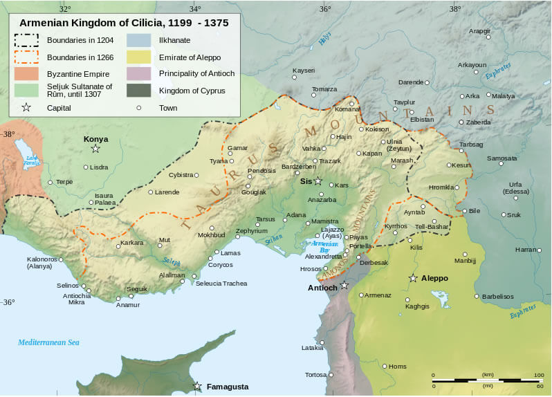 ermeni kralligicilicia 1199 1375