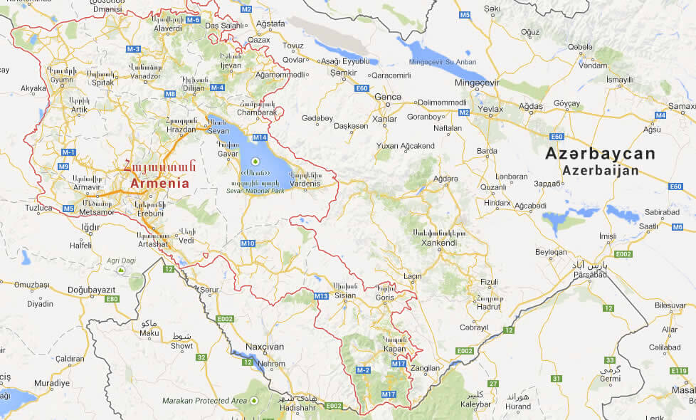 ermenistan google haritasi