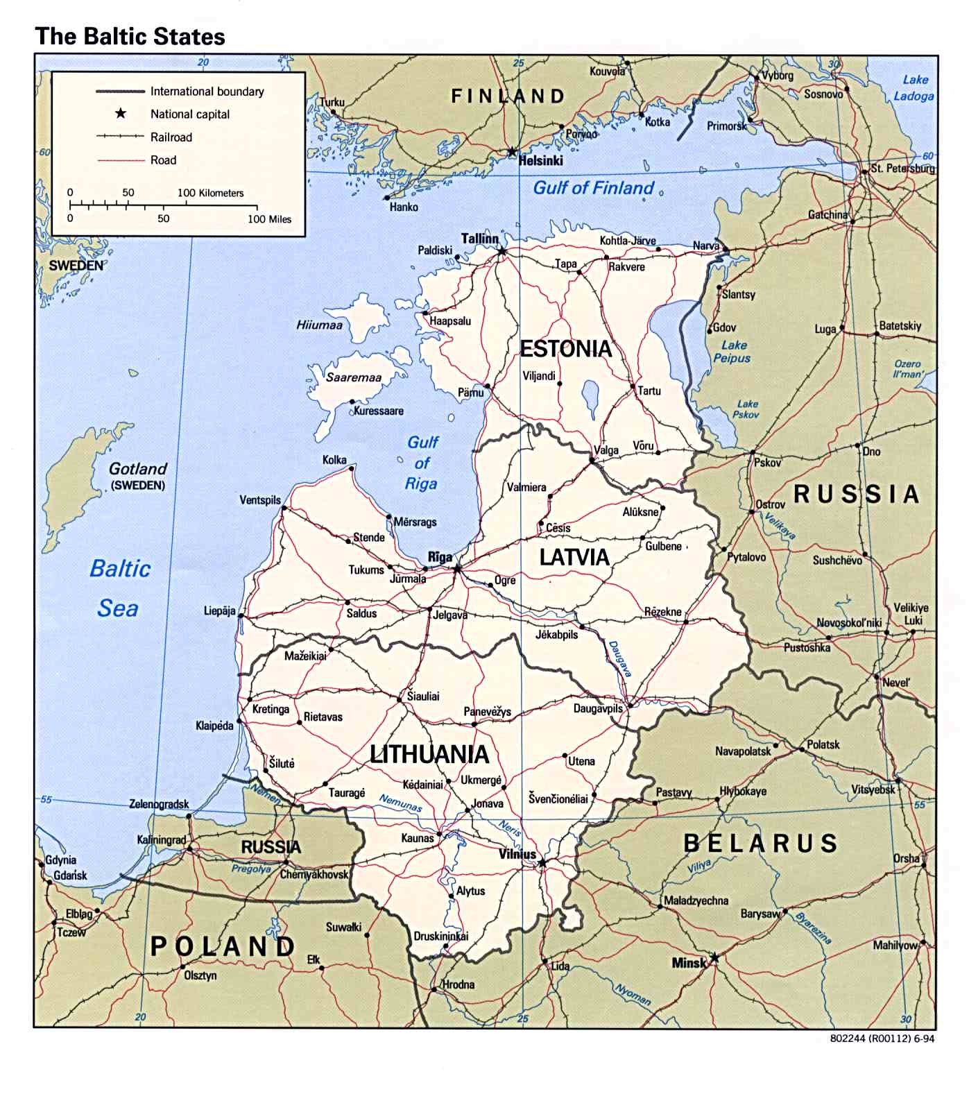 estonya haritasi baltik