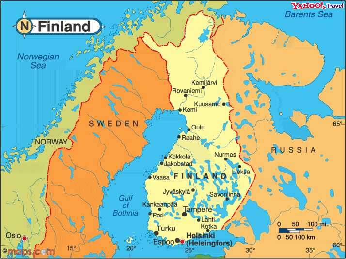 finlandiya haritasi isvec rusya