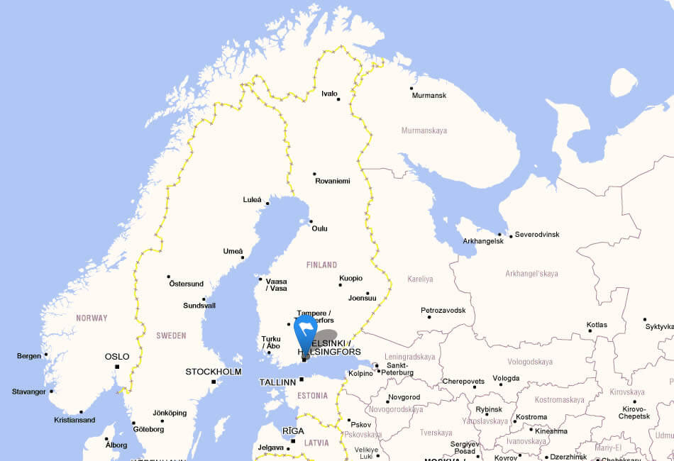 haritasi nin finlandiya
