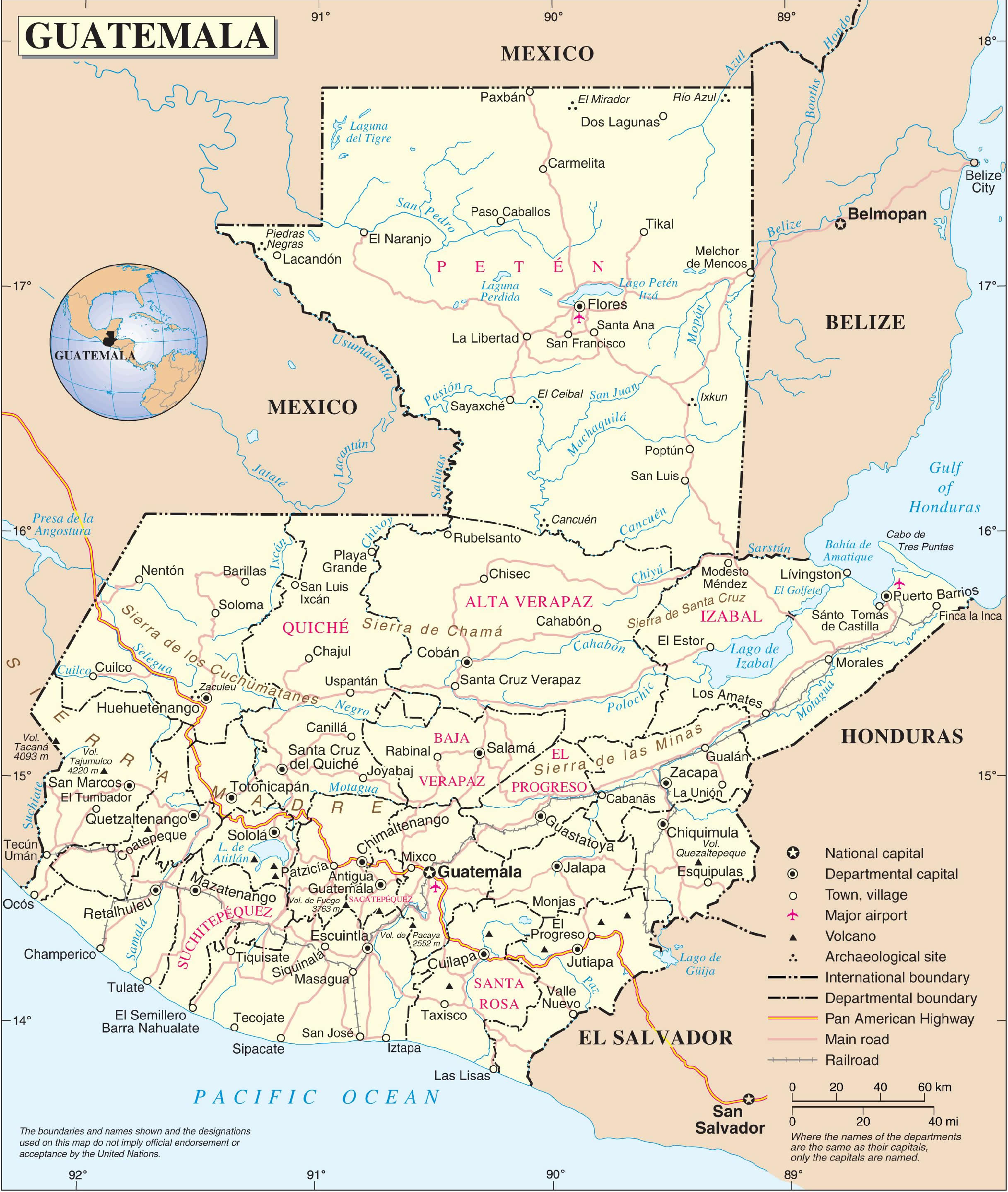 guatemala siyasi haritasi 2004