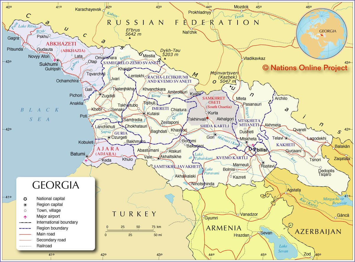 haritasi gurcistan
