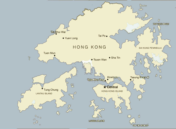 hong kong adasi haritasi