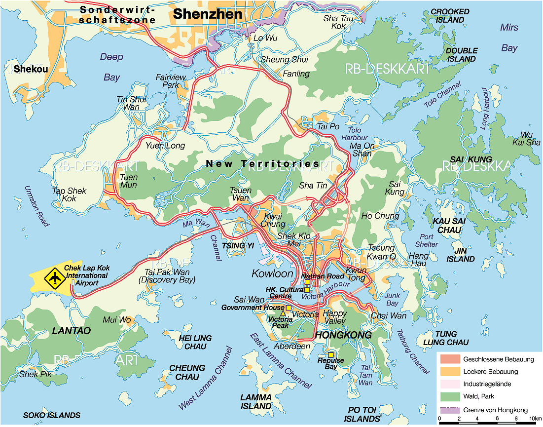 hong kong yol haritasi